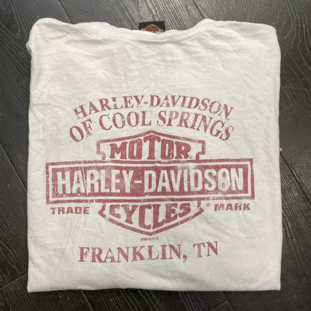 T-Shirt Harley Davidson Size ~  4XL 2015 Franklin Tennessee