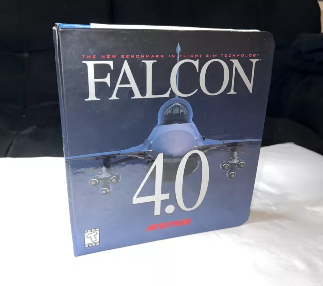 Falcon 4.0 1998 Vintage Allied Force Flight Simulator Win 95 98 PC
