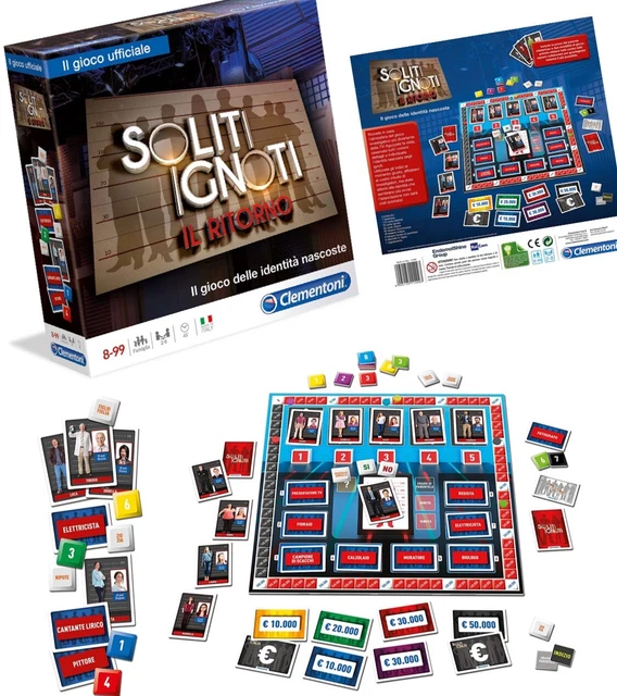 CLEMENTONI I SOLITI Ignoti Gioco da Tavolo (11499) EUR 34,99