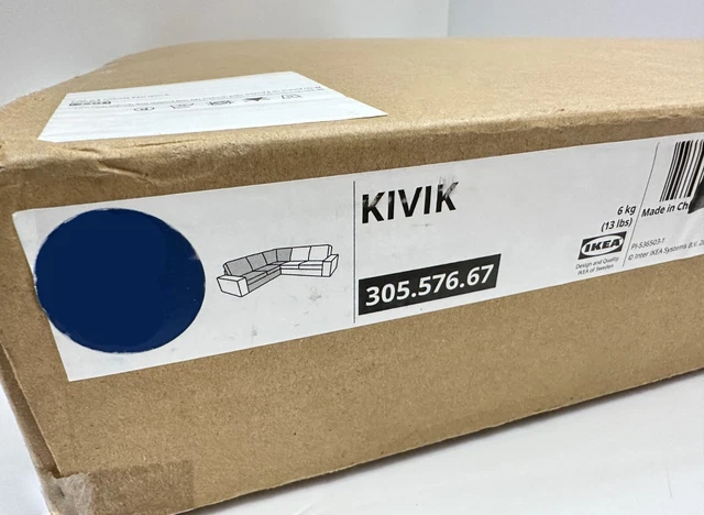 IKEA KIVIK COVER for Corner Section, Gunnared Blue