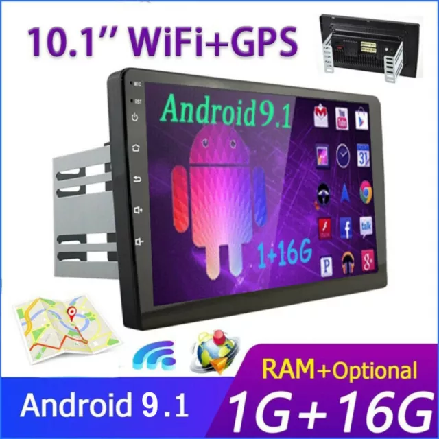 2 Din Autoradio Android 9.1 GPS NAVI 10.1Zoll Stereo USB FM WIFI APP MP5