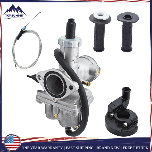 Handlebar Hand Grips Throttle Cable Carburetor For Honda XR100 XR100R CRF100F