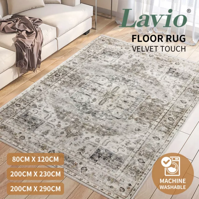Floor Rug Non Slip Bedroom Living Room Area Rugs Large Floor Mat Carpet Modern