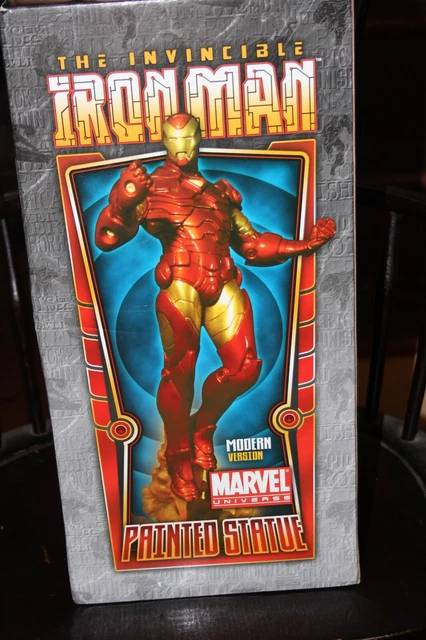 Marvel Universe The Invincible Iron Man Large 14"Painted Statue Modern Version