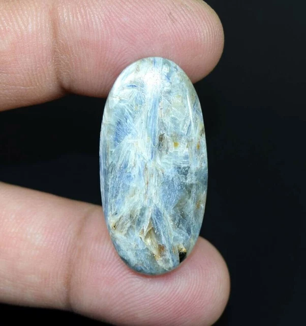40,45 cts. Cabochon de cyanite bleue 100% naturelle pour pendentif, bague...
