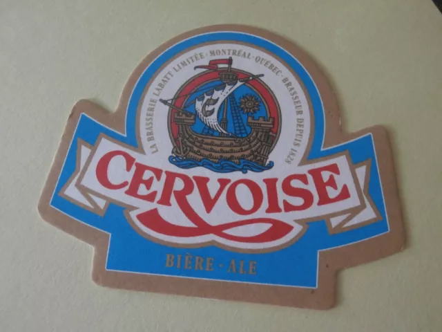 Cervoise (Labatt) Montreal Quebec Canada New - Coaster / Beer Mat