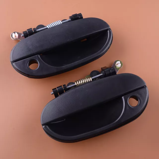 Outside Exterior Door Handle Front Left & Right Pair Set Fit For Hyundai Accent