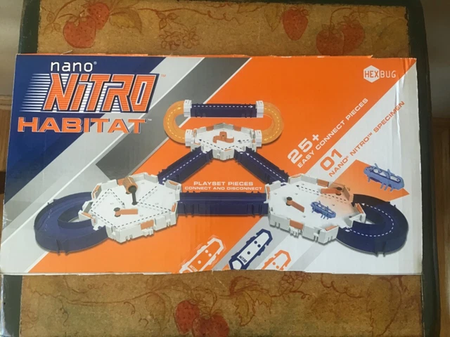 HEXBUG NANO NITRO HABITAT PLAYGROUND SET w/ SUPERCHARGED BUG 25+ PIECES HEXBUG NANO NITRO HABITAT PLAYGROUND SET w/ SUPERCHARGED BUG 25+ PIECES