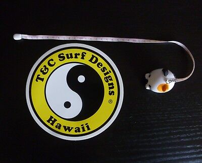 TOWN & COUNTRY SURF DESIGNS HAWAII  BIG STICKER  18 cm 