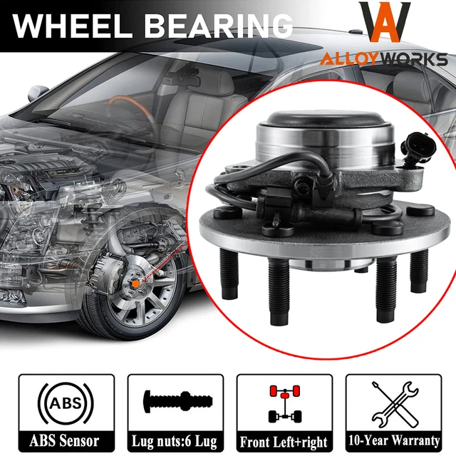 Front Wheel Hub Bearing Assembly fits 1999-2013 Chevrolet Cadillac GMC 515053