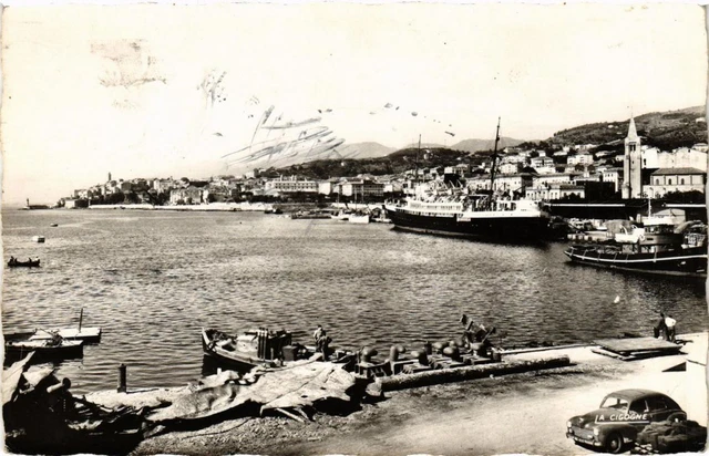CPA Bastia Corse - L'Ancien Et Le Nouveau Port - Carte Postale Années 1900