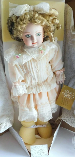 Sublime Poupée Jumeau Franklin Heirloom - Mariée En Porcelaine - 50 Cm - Repro