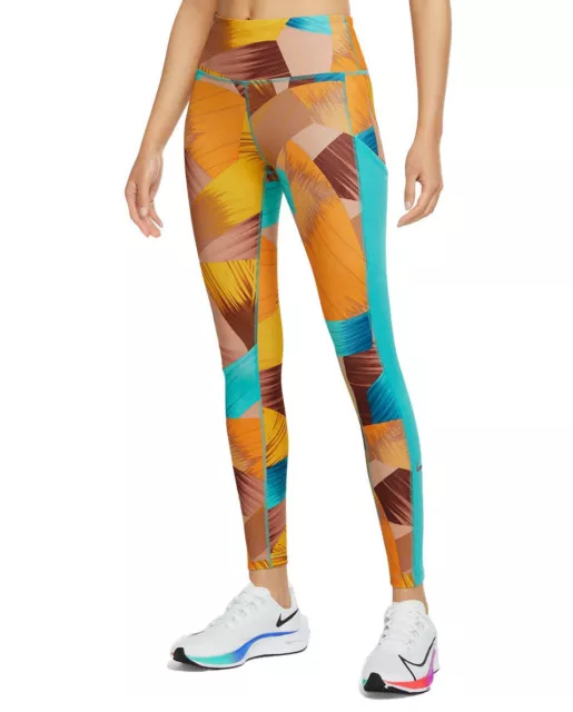 NIKE EPIC LUXE Womens Mid-Rise 7/8-Length Running Leggings DM7376-609 Size  M New £44.99 - PicClick UK