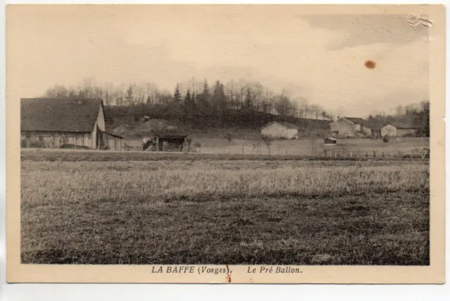 LA BAFFE - Vosges - CPA 88 - Le pre ballon