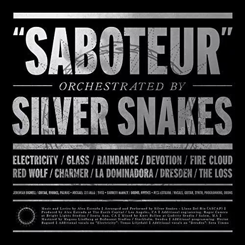 Saboteur [Vinyl LP] Silver, Snakes