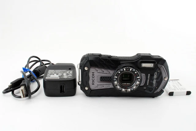 *Excellent+++++*RICOH Waterproof Digital Camera RICOH WG-30 From Japan