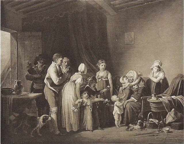 FETE DE LA GRAND MER (By BOILLY) - 19th century large format engraving