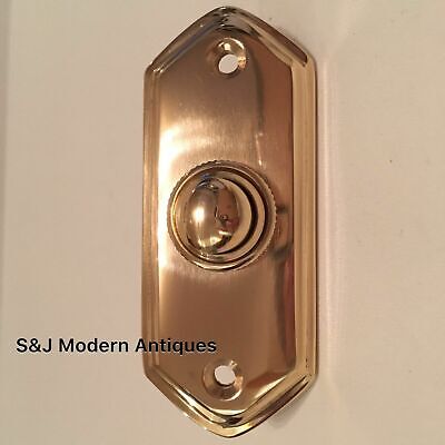 Door Bell Antique Mains Wire Vintage Push Button Brass Doorbell Victorian Switch
