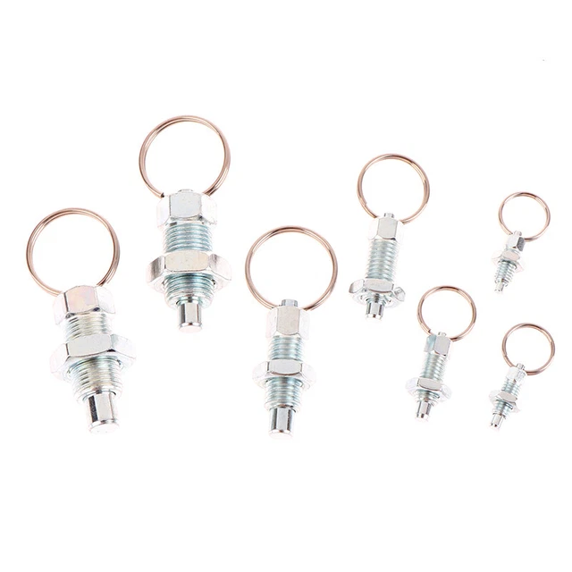 HAND RETRACTABLE SPRING Locating Indexing Pins Index Plungers With Pull ...