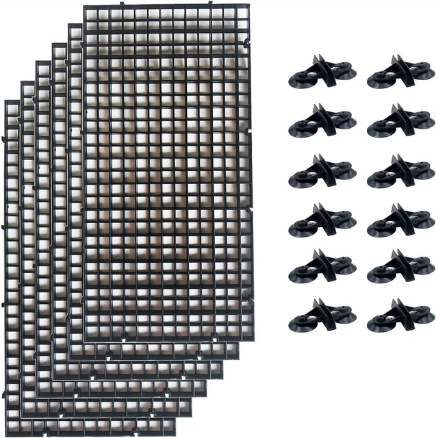 6 PCS Fish Tank Divider Plastic Aquarium Isolation Board Fish Separator Aquarium