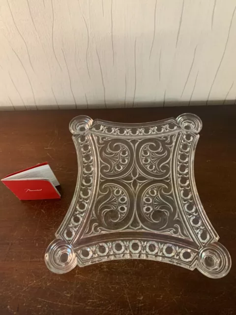 2 Inferior De Plato De Cristal De Baccarat (Precio de Una Pieza )