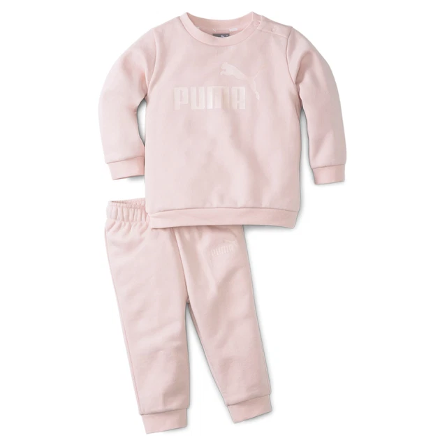 Puma Minicats Esstre Equipaggio Jogger Fl Tuta Sportiva Completo 846142 Rosa