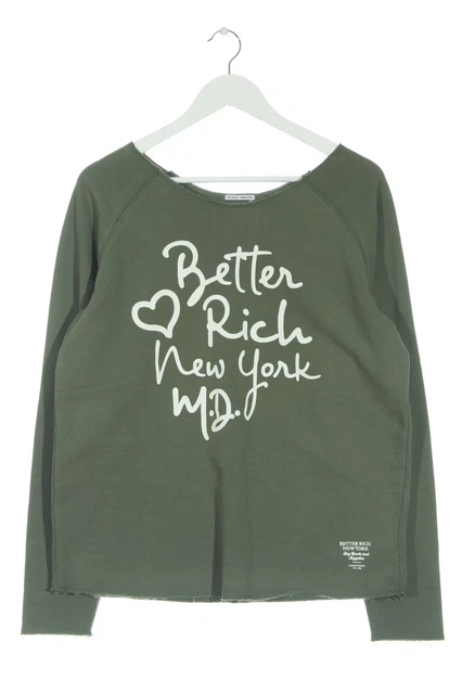 Felpa da donna BETTER RICH taglia DE 36 cachi look casual