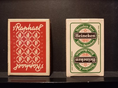 Publicité Bière Heineken Heineken Jeu de Cartes Poker 