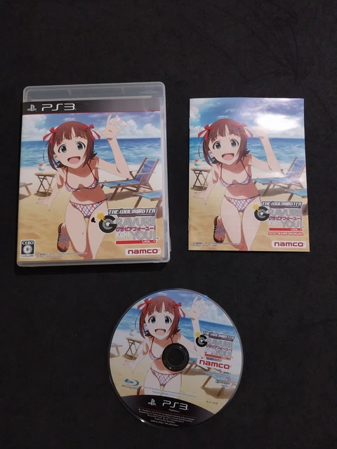 Used PS3 The IdolMaster anime and G4U 2 SONY PLAYSTATION 3 JAPAN