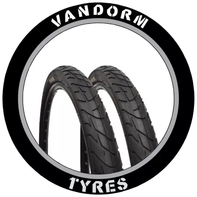 MTB Slick 26" x 2.10" Vandorm Wind 210 Mountain Bike Tyres PAIR