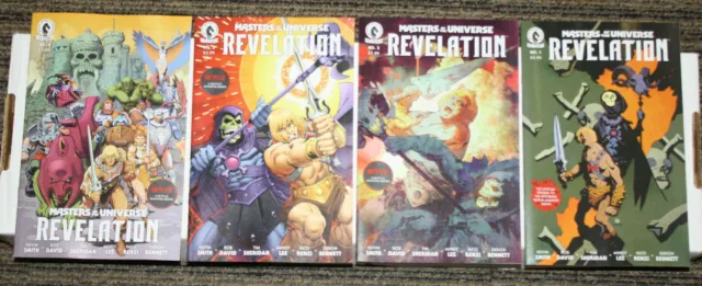 DH Masters of the Universe: Revelations #1-4 COMPLETE SET - ALL Bs, 1sts Netflix