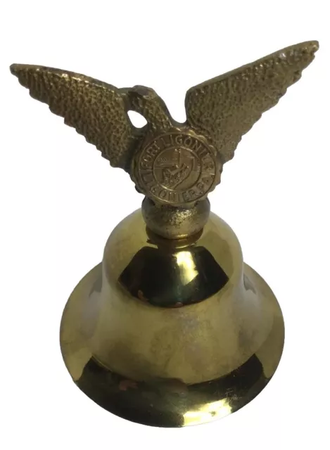 Vintage Pennsylvania Fort Ligonier Bell Eagle Brass #