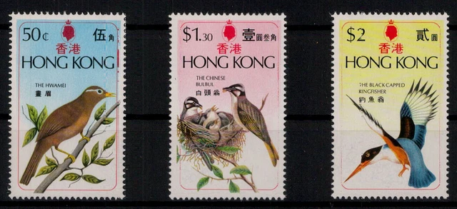 Japan Besetzung II. WK Hongkong; Vögel 1975 kpl. **  (36,-)