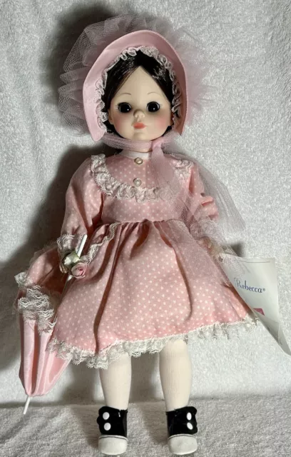 Perfect 14" Madame Alexander Doll, “REBECCA” 1585, IOB & Tag