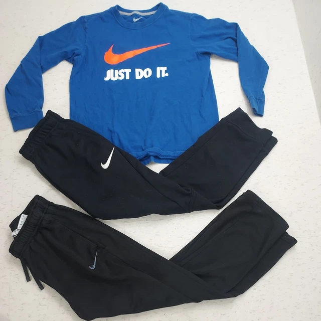 Nike Pants Shirt Lot Boys  Size Youth Large Dri-Fit Play Clothes Lot
