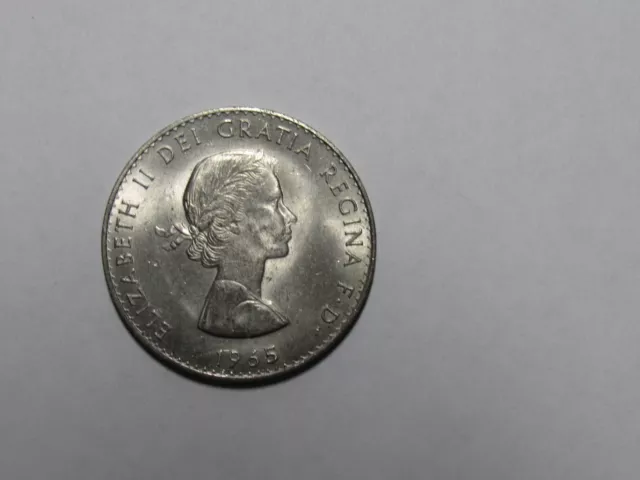 Old Great Britain Coin - 1965 Crown - Churchill - Circulated