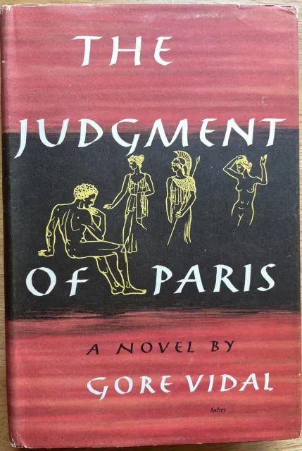 Gore Vidal Autographed Book  "The Judgment of Paris"