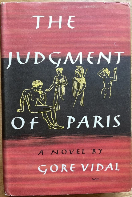 Gore Vidal Autographed Book  "The Judgment of Paris"