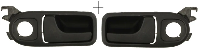 2X Poignee De Porte Avant Droite+Gauche Pour Seat Arosa , Vw Lupo 1997-2005 Noir