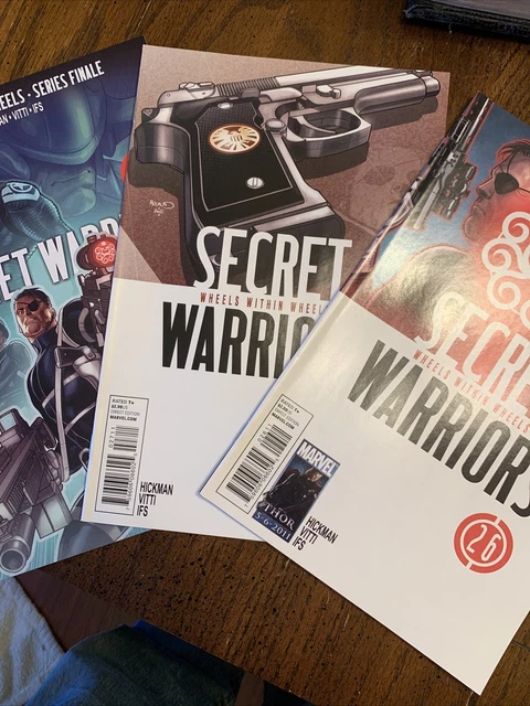Secret Warriors #26, 27, 28, Hickman, Vitti, VF/NM, Marvel, 3 Comic Set!