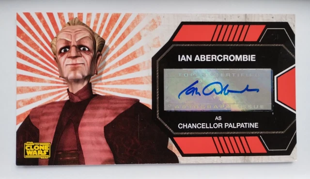 IAN McDIARMID as Palpatine / The Emperor - Star Wars – Celebrity Ink Autographs