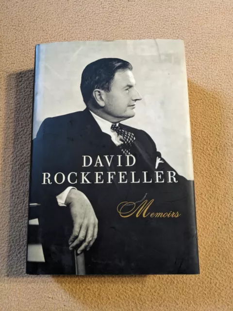 Memorias, David Rockefeller, FIRMADO, 1a Edición/3a Impresión, 2002, HC/DJ