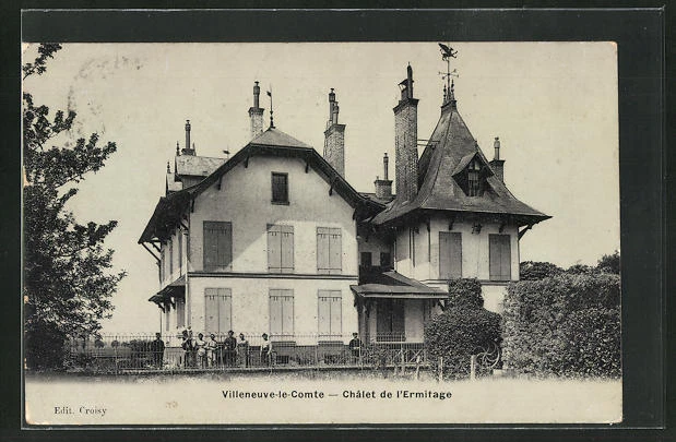 Vittel, France - Chalet des Anes - old post card | UK