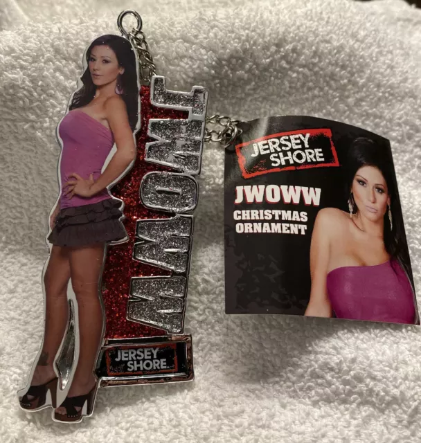 Jersey Shore Christmas Ornament Jwow J Wow Rare Mtv Jenni Farley New W Tags