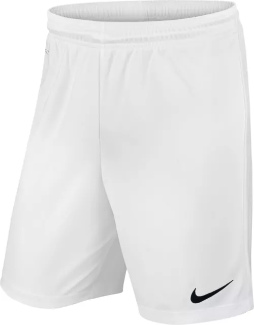 Shorts Football/ Soccer Nike Park Mens S-Xxl White Genuine Nike Product