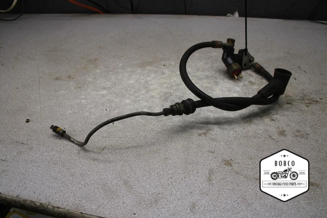 1974 Honda CB750 Four FRONT BRAKE CABLE LINE AND JUNCTION SWITCH H6-1595.NH