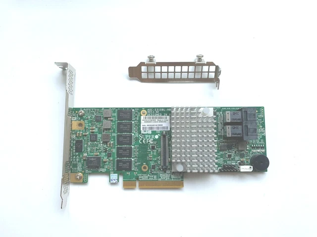 Staffa Montaggio L8I L8E Staffa Full-height Supermicro Per Schede AOC-S3008L -L8I E AOC-S3108L-H8IR - Montaggio Sicuro Supermicro AOC-S3008L-L8I Staffa Staffa Montaggio L8I L8E Staffa Full-height Supermicro Per Schede AOC-S3008L -L8I E AOC-S3108L-H8IR - Montaggio Sicuro Supermicro AOC-S3008L-L8I Staffa
