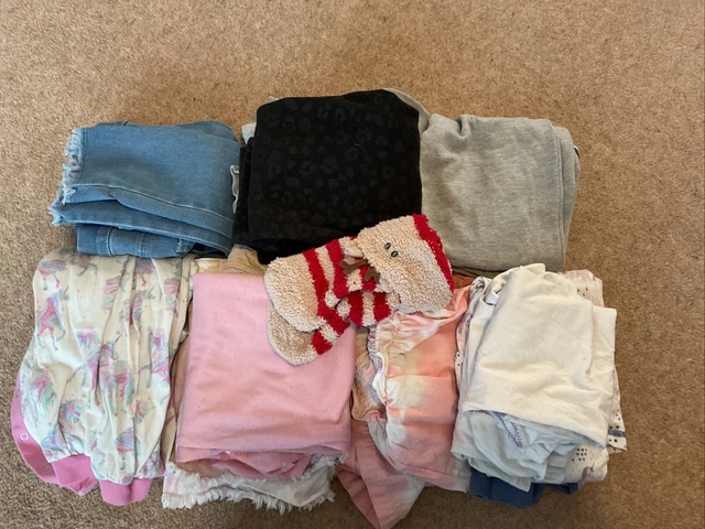 Girls clothes bundle age 8 9 10 monsoon joules dress jumper tops leggings pyjama 9