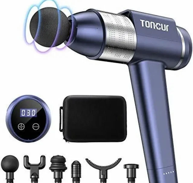 Massage Gun Toncur Professional Deep Tissue Muscle Massager 30- speed $99