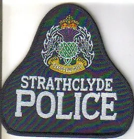 British STRATHCLYDE  POLICE  Bellshaped Bobbies Patch